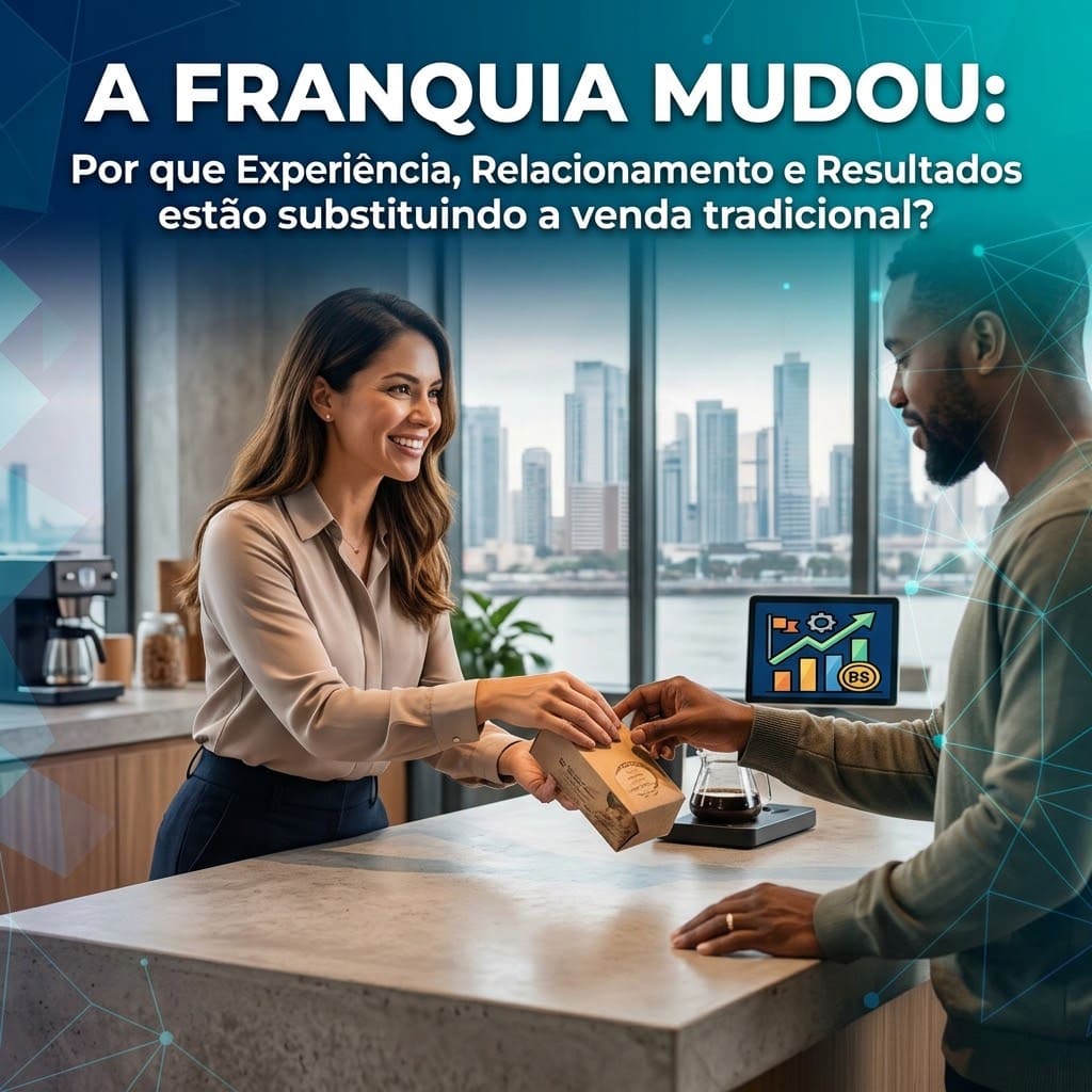 A franquia mudou: por que experiência, relacionamento e resultados estão substituindo a venda tradicional?